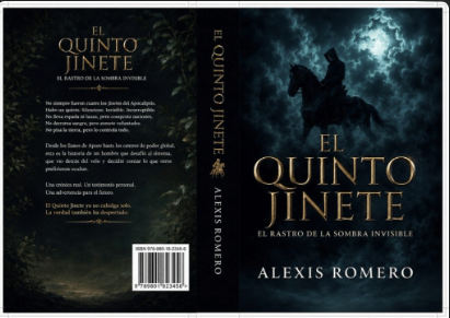 Portada del libro El Quinto Jinete: el rastro de la sombra invisible, de Alexis Romero